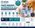 Fuente Bebedero Automática para Mascotas