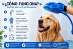 Manguera de Ducha con Cepillo para Mascotas