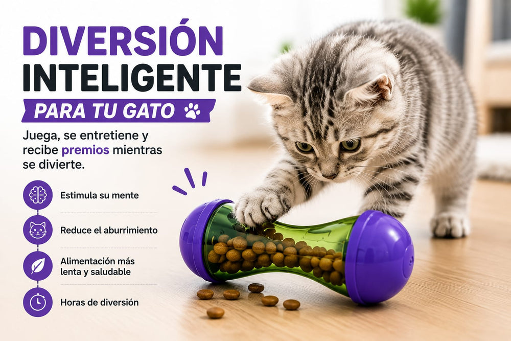 Juguete Dispensador de Premios para Gatos
